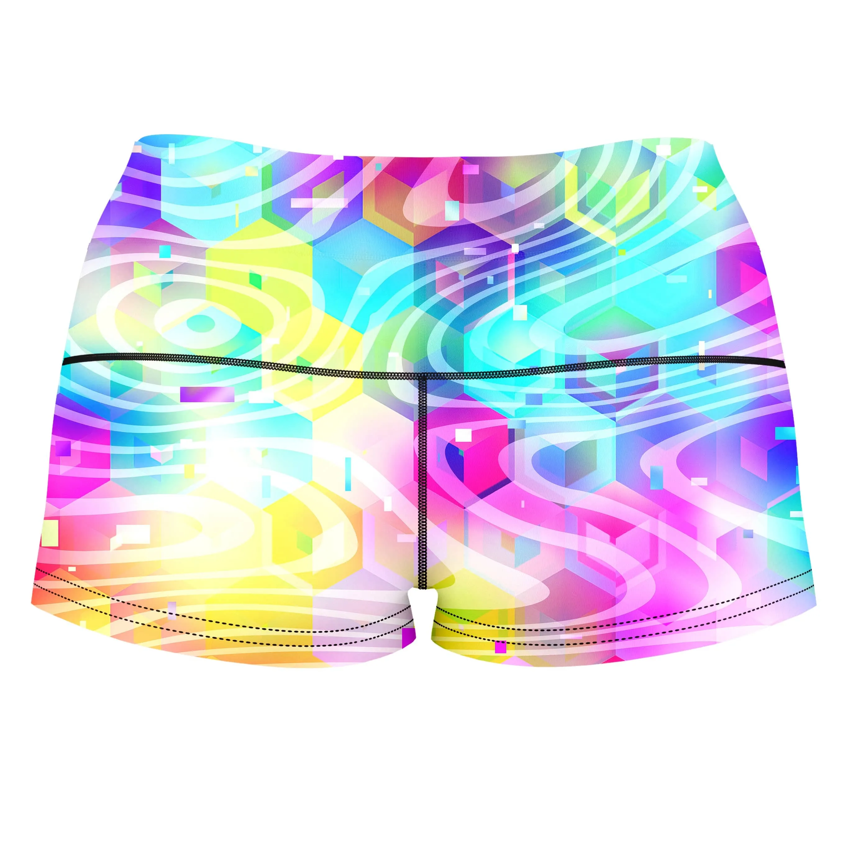 Daytrip High-Waisted Women's Shorts sold by iEDM product image thumbnail 2