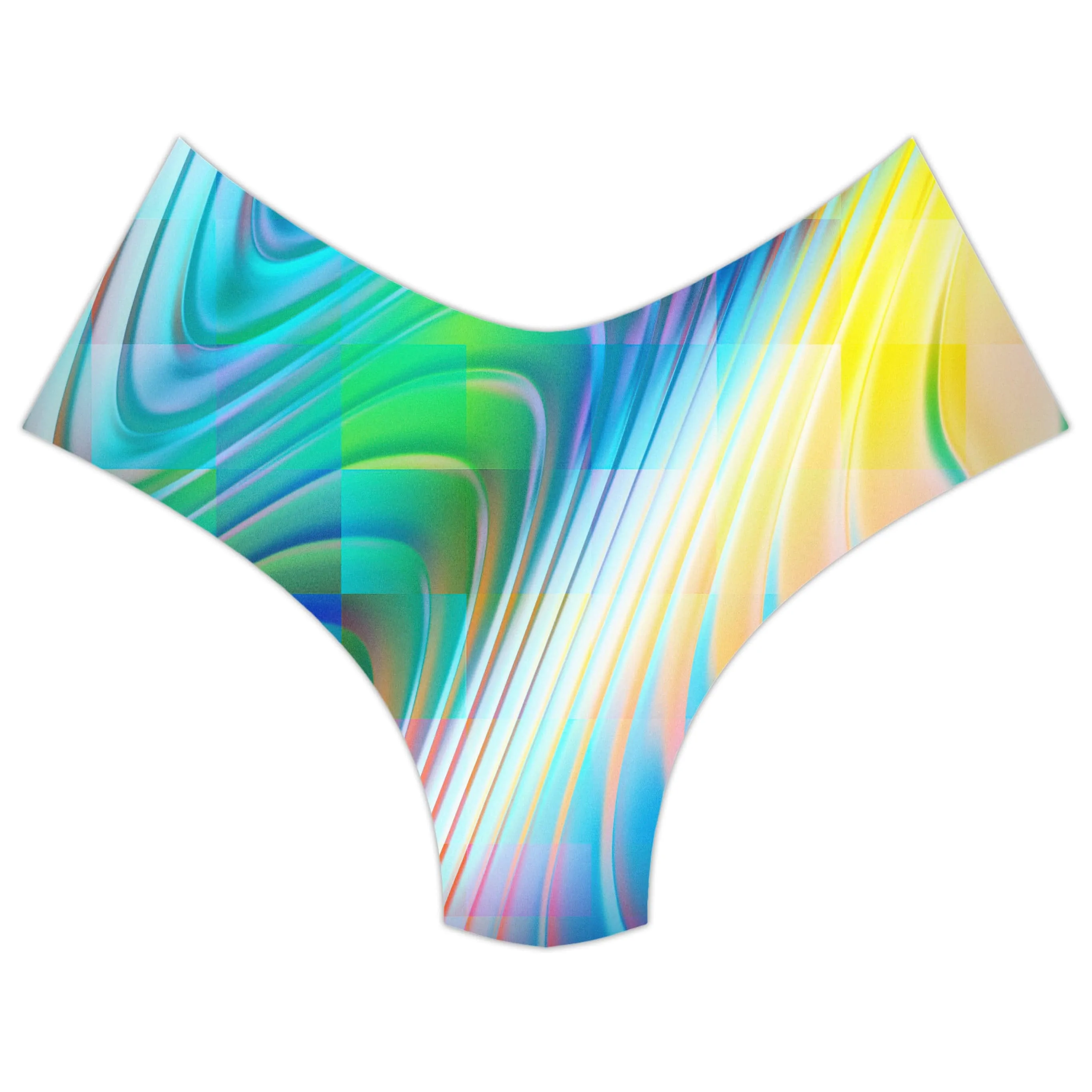 Rainbow Prism Booty Shorts sold by iEDM product image thumbnail 3