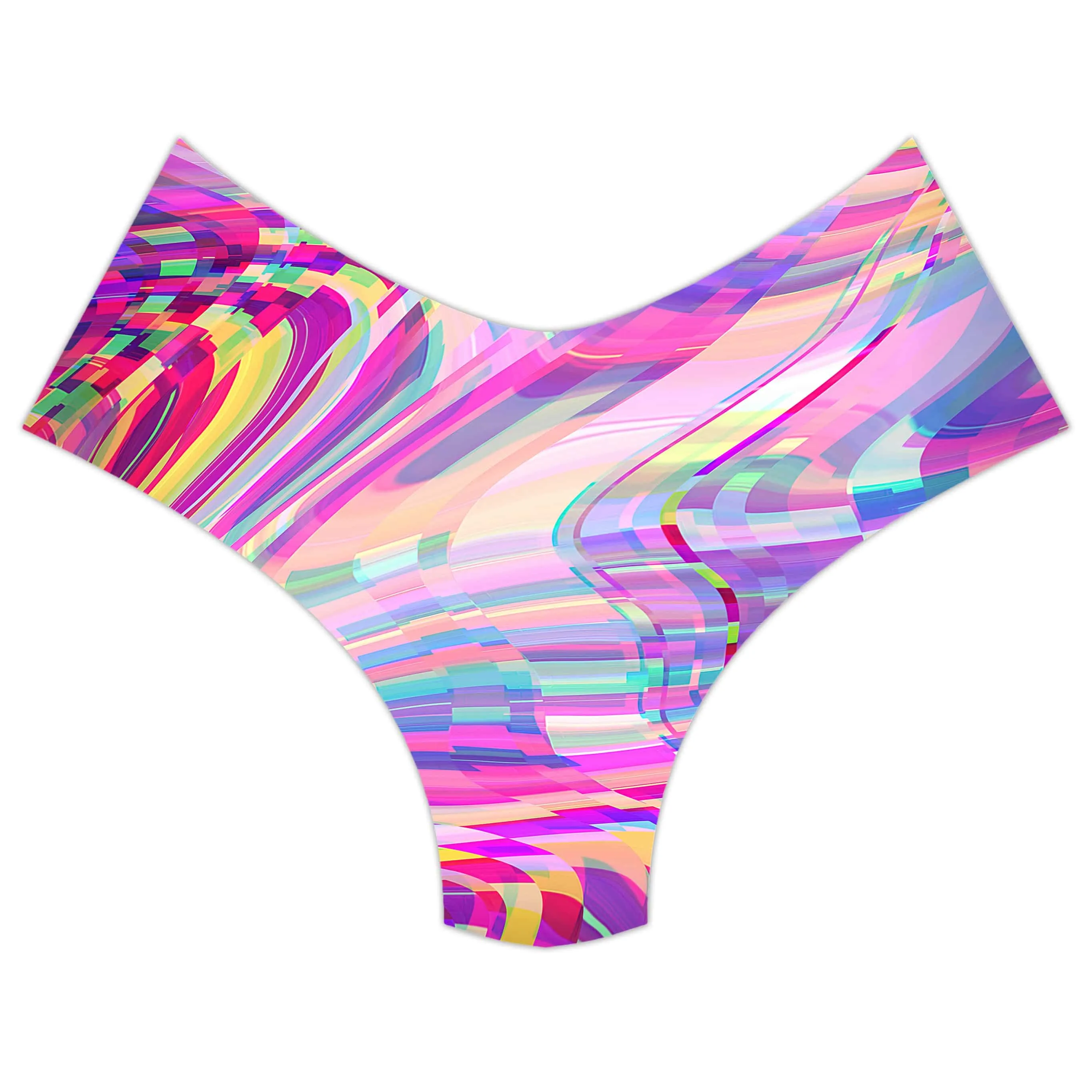 Glitch Waves Booty Shorts sold by iEDM product image thumbnail 3