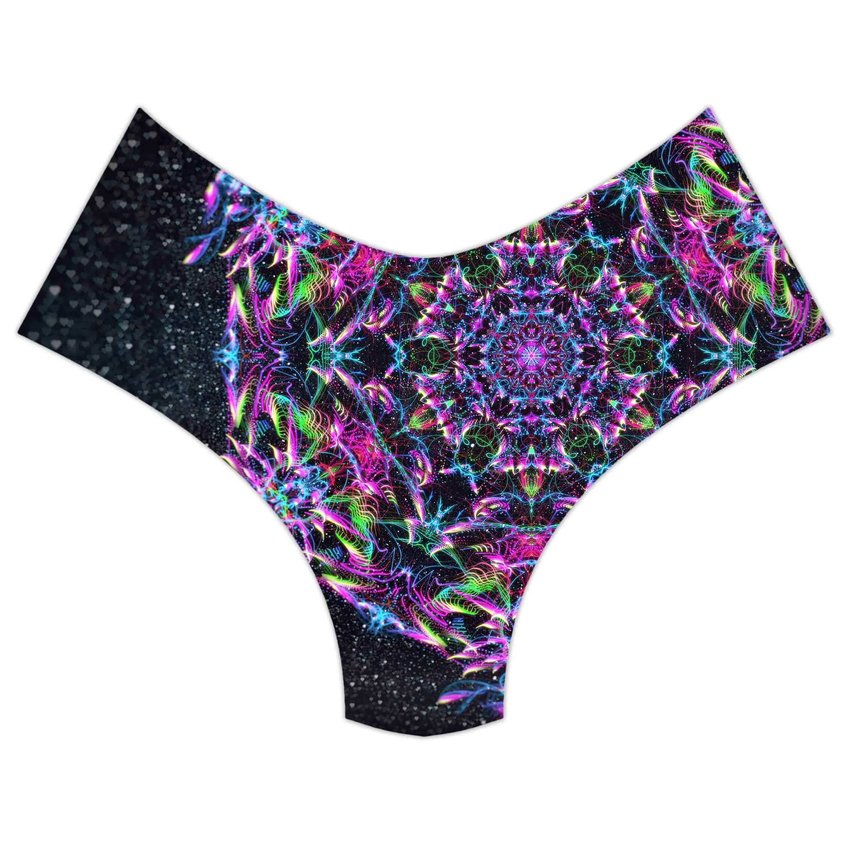 Purp Geometric Booty Shorts sold by iEDM product image thumbnail 3