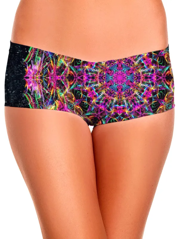 Pastel Warp Booty Shorts sold by iEDM