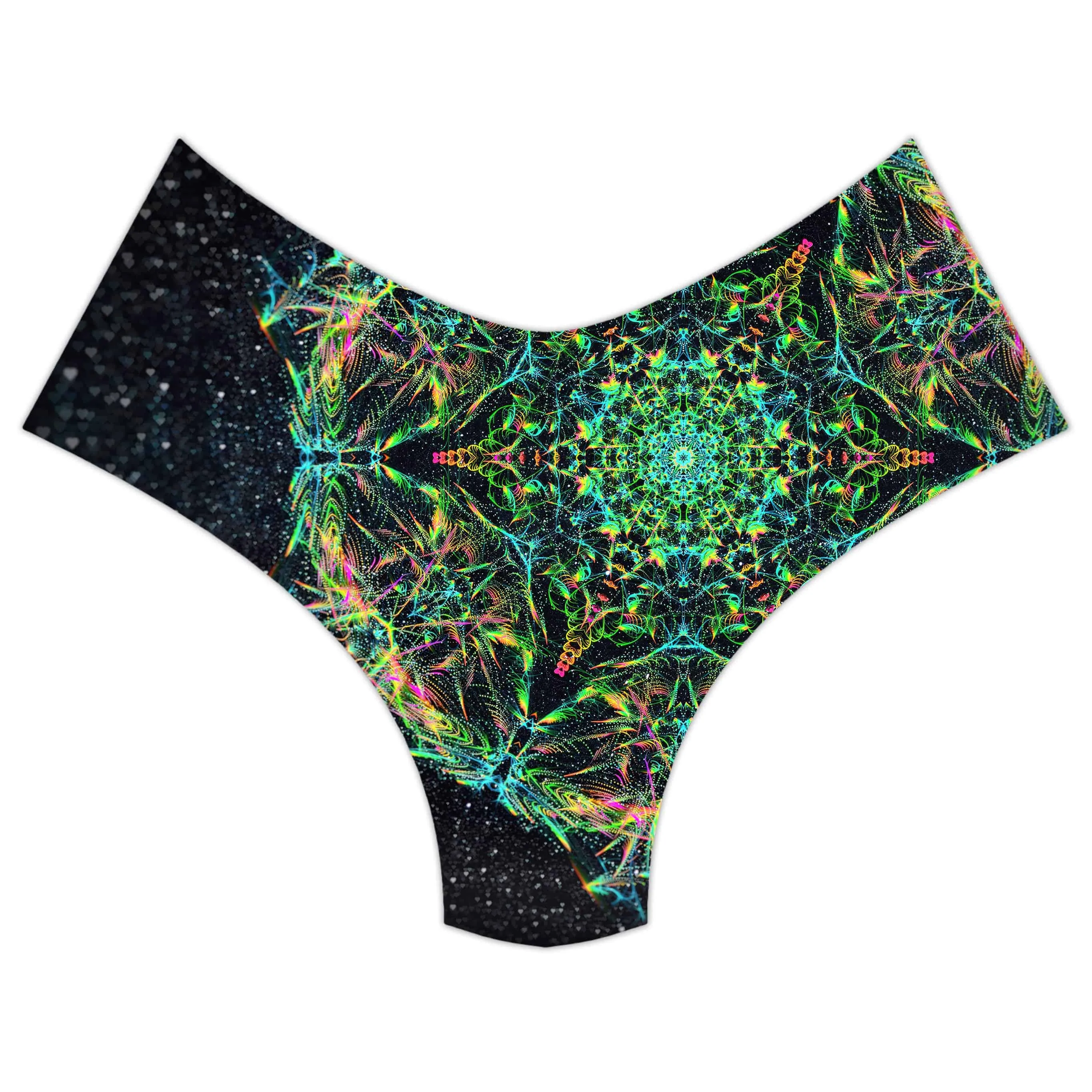 Green Prism Booty Shorts sold by iEDM product image thumbnail 3