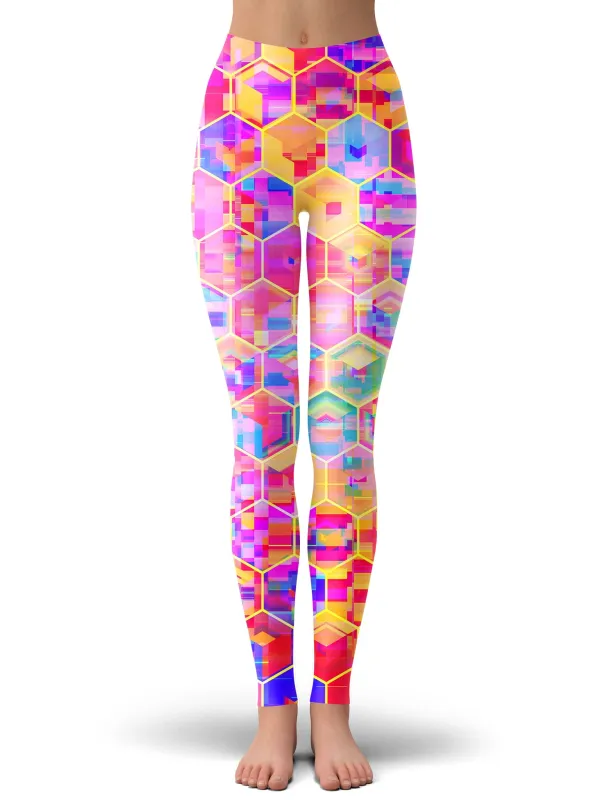 Spectral Cubes Leggings sold by iEDM