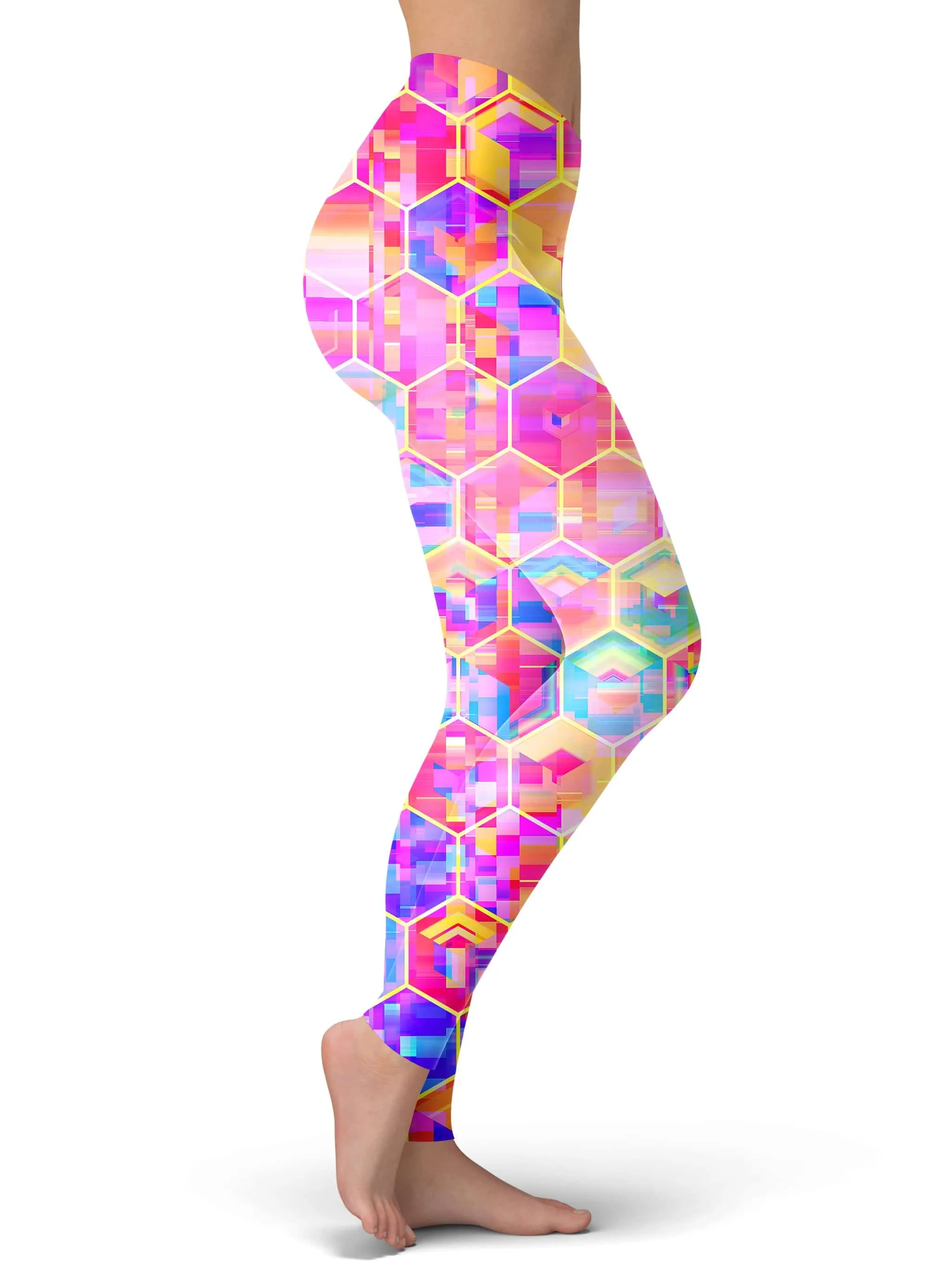 Spectral Cubes Leggings sold by iEDM product image thumbnail 2