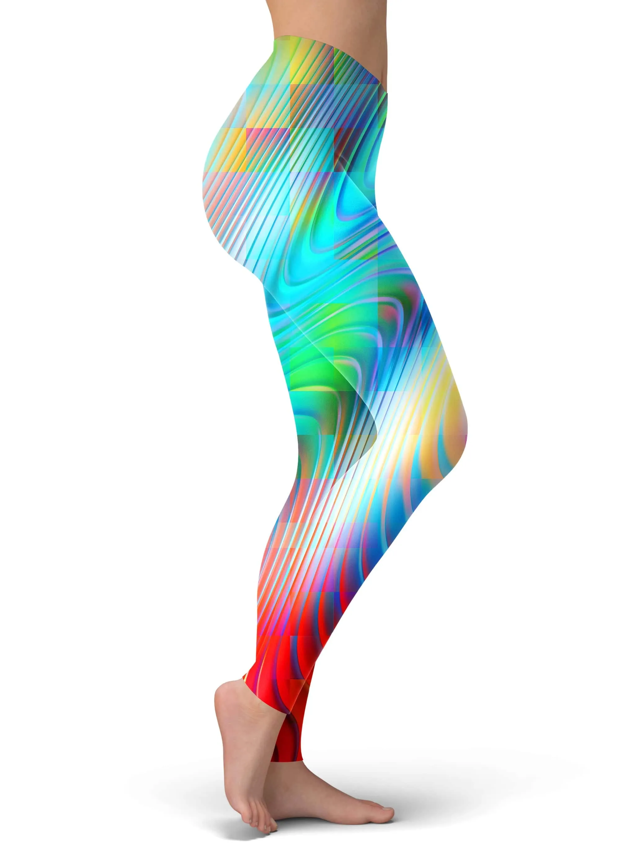 Rainbow Prism Leggings sold by iEDM product image thumbnail 2