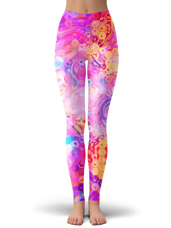 Purple Mirage Leggings sold by iEDM