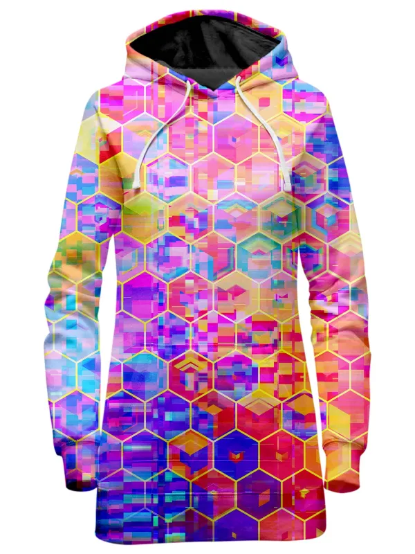 Spectral Cubes Hoodie Dress sold by iEDM