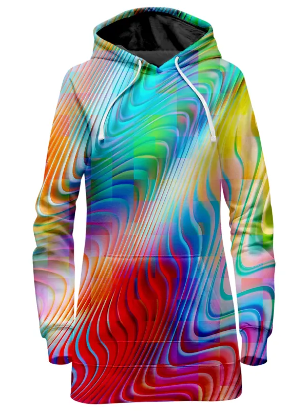 Rainbow Prism Hoodie Dress sold by iEDM