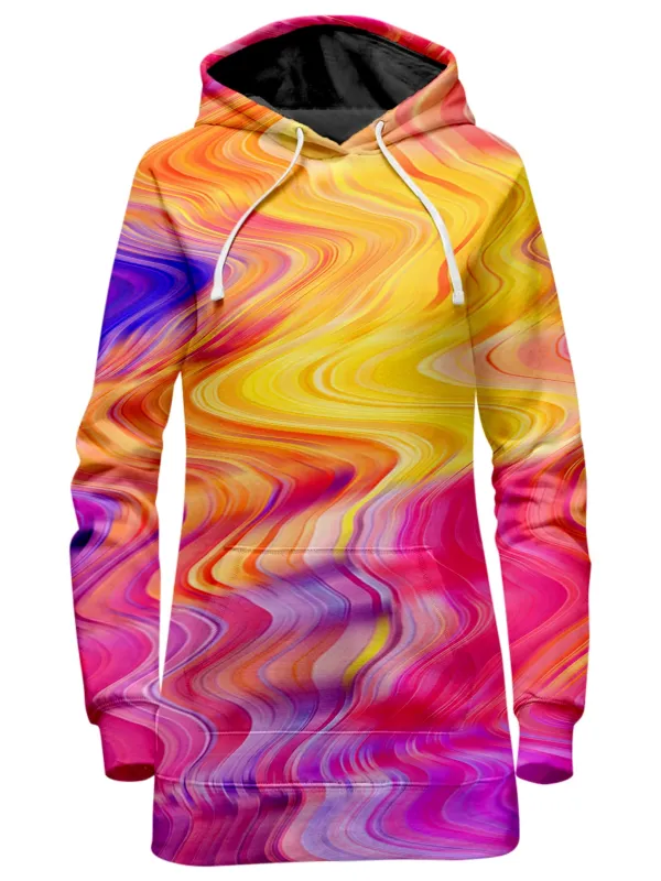 Psychedelic Aftershock Hoodie Dress sold by iEDM