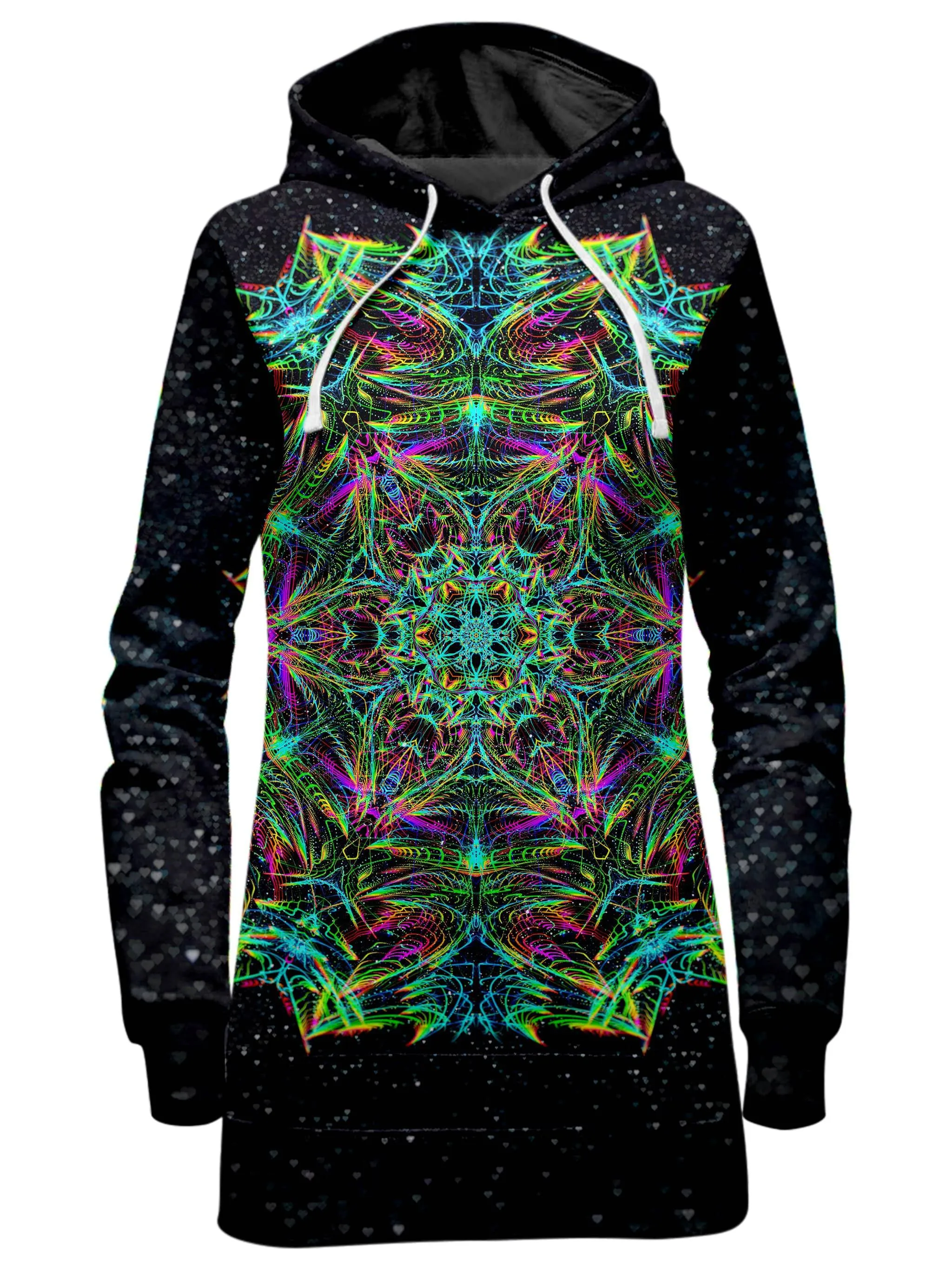Green Warp Hoodie Dress sold by iEDM