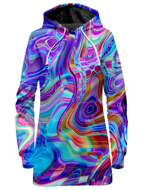 Aqua Realm Hoodie Dress sold by iEDM