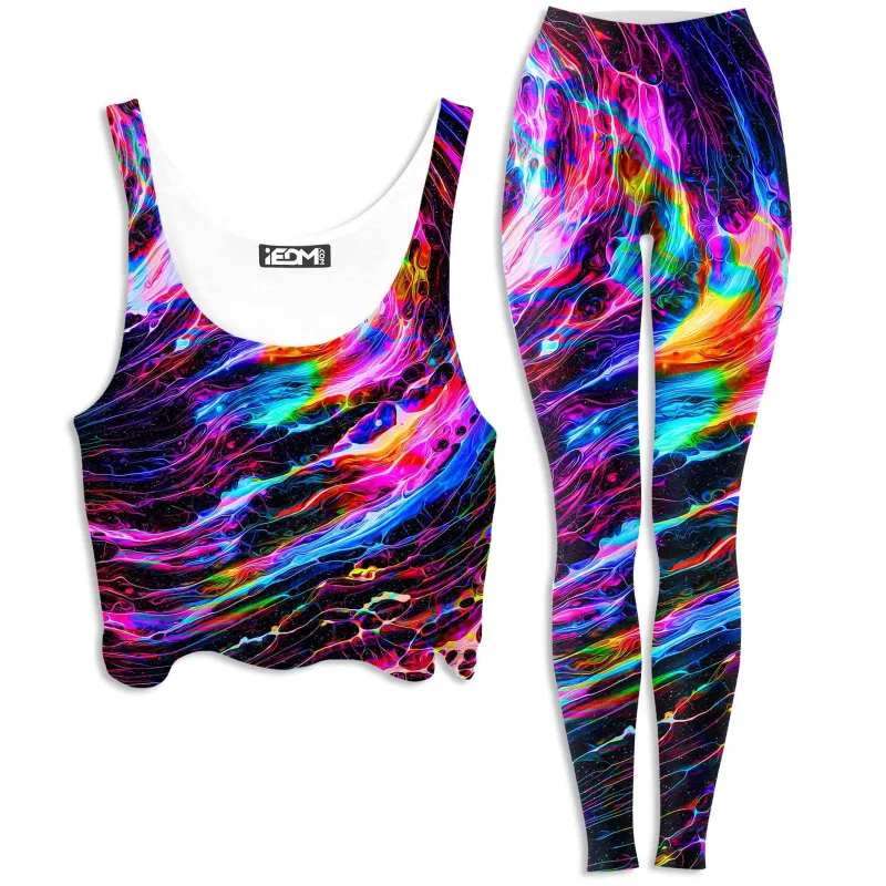 Hyperspace Crop Top and Leggings Combo sold by iEDM