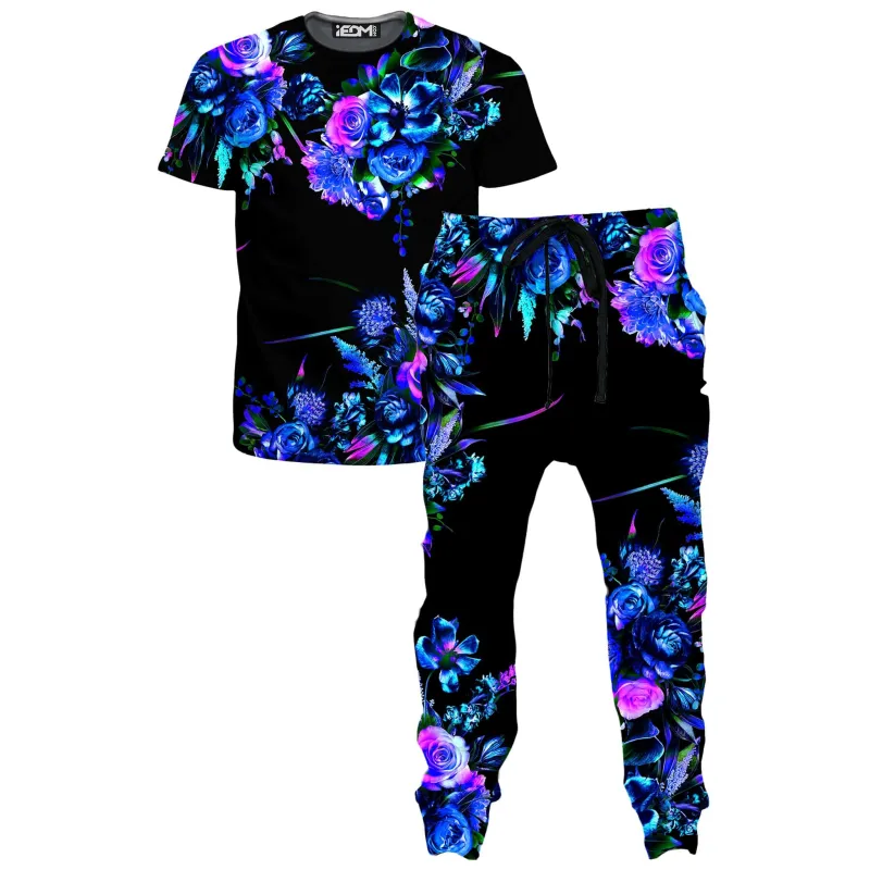 Midnight Garden T-Shirt and Joggers Combo made by iEDM