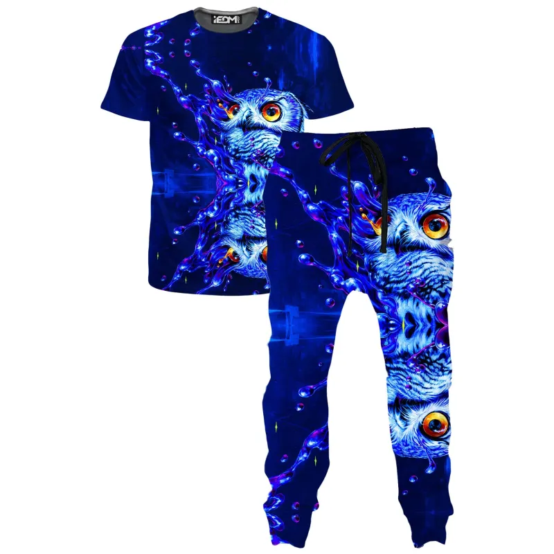 Lucid Owl T-Shirt and Joggers Combo sold by iEDM