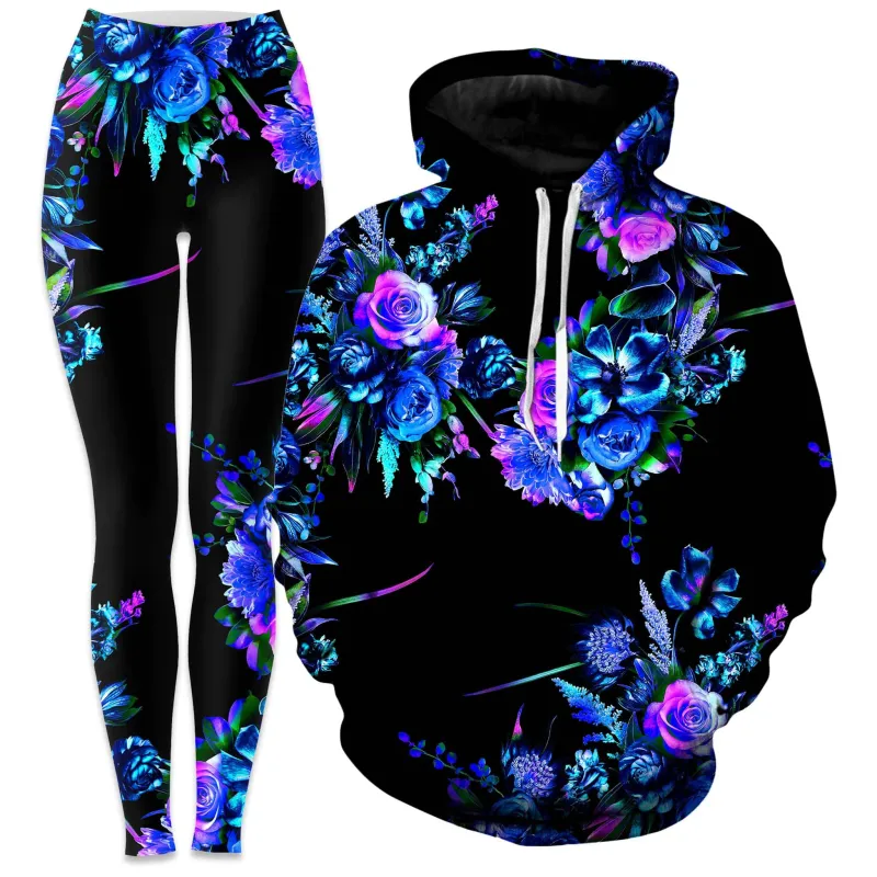 Midnight Garden Hoodie and Leggings Combo sold by iEDM
