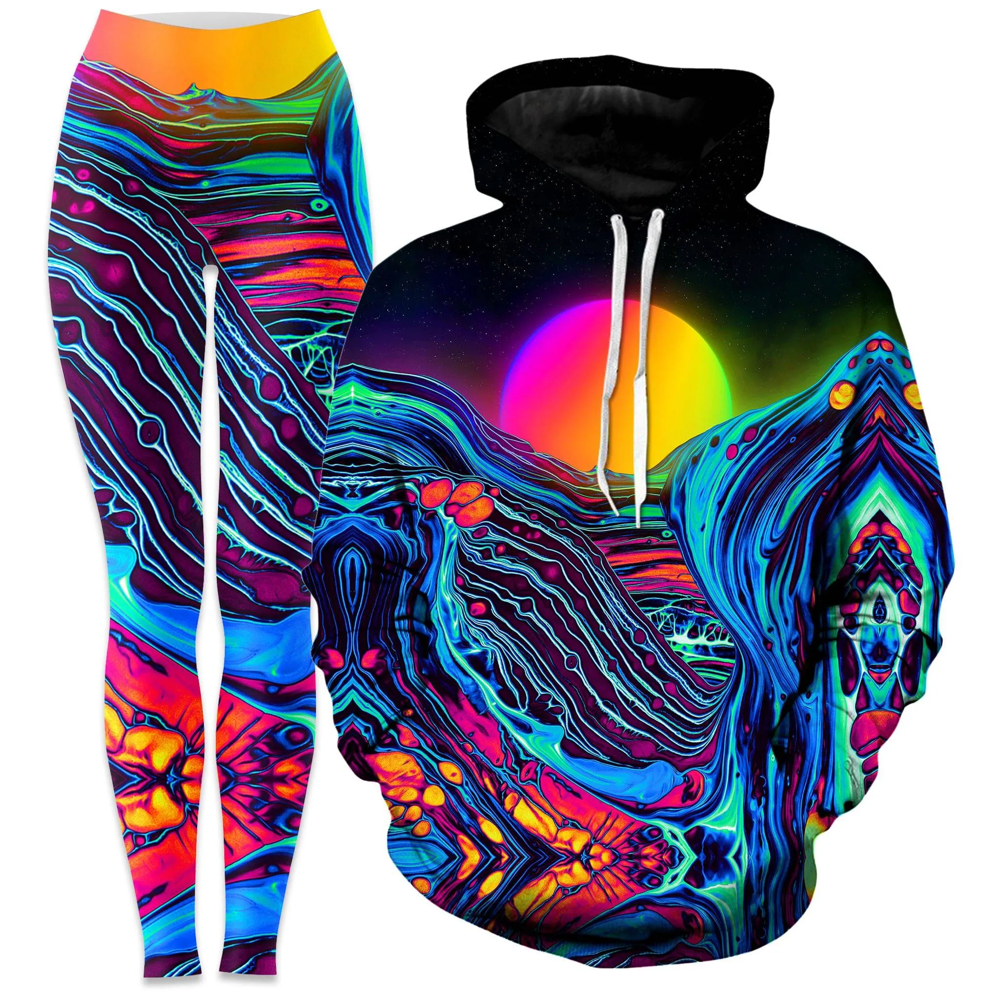 Dose of Sunset Hoodie and Leggings Combo sold by iEDM