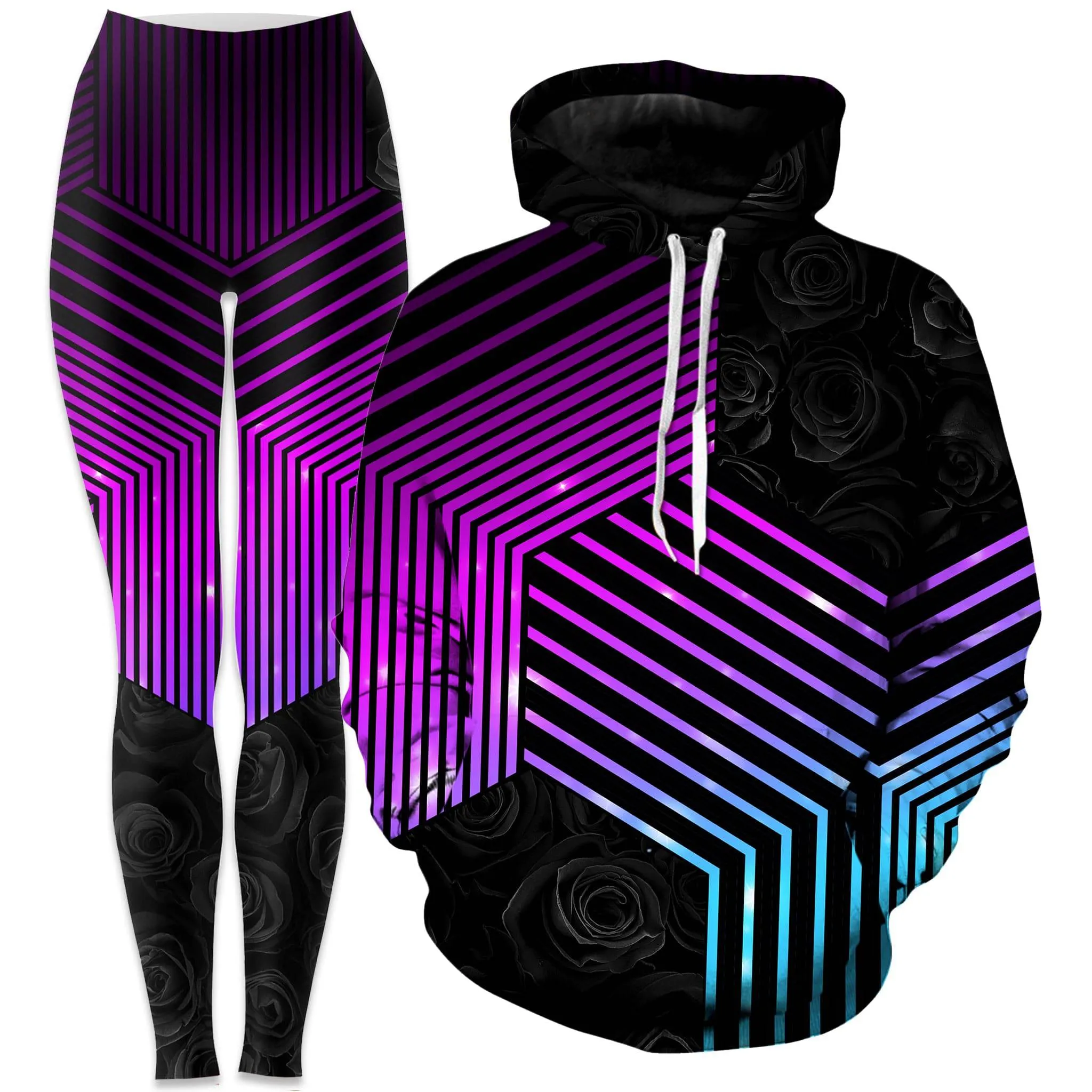 Connected Hex Hoodie and Leggings Combo sold by iEDM