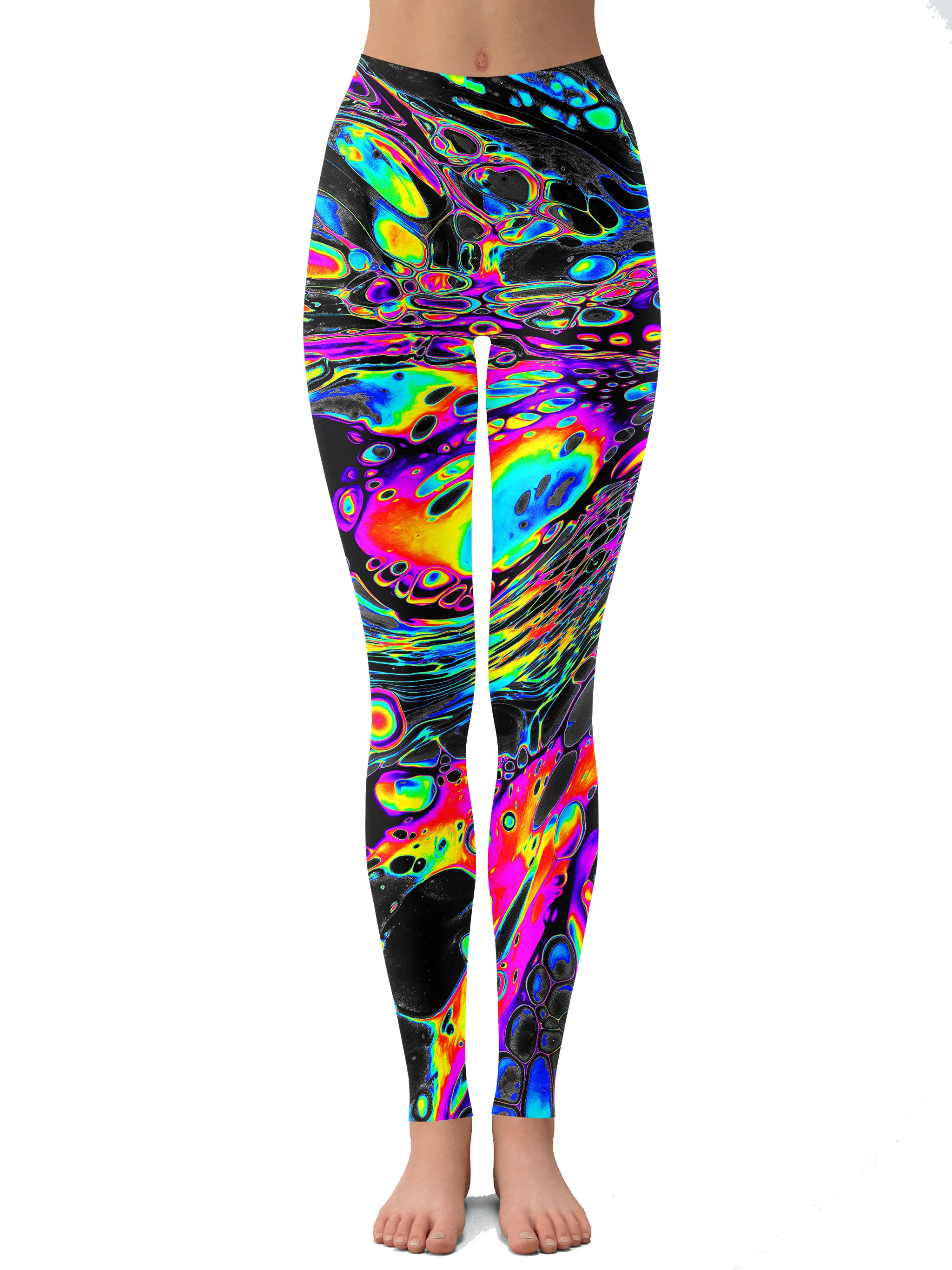 Rainbow Magma Hoodie Dress and Leggings Combo sold by iEDM product image thumbnail 3