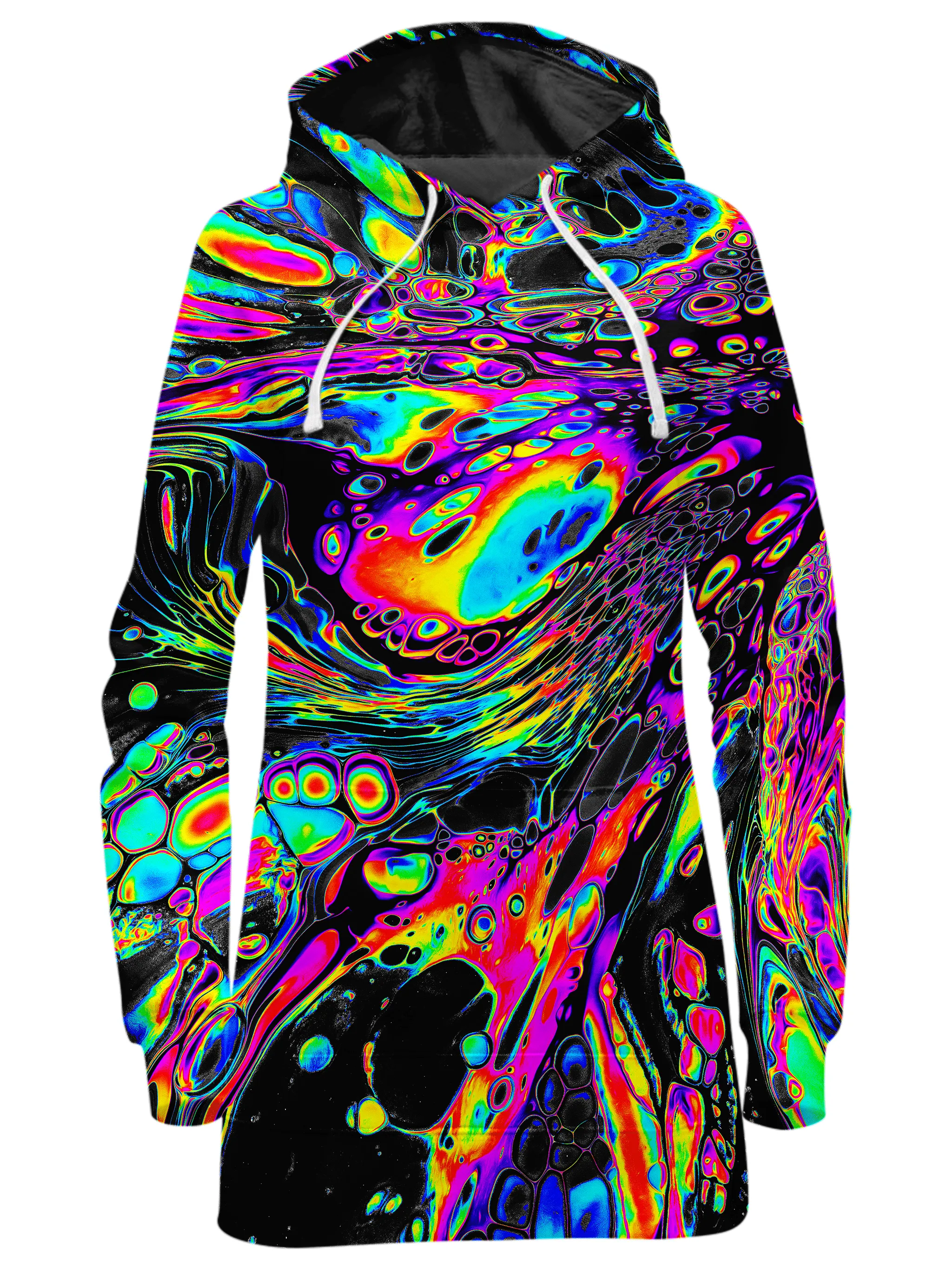 Rainbow Magma Hoodie Dress and Leggings Combo sold by iEDM product image thumbnail 2