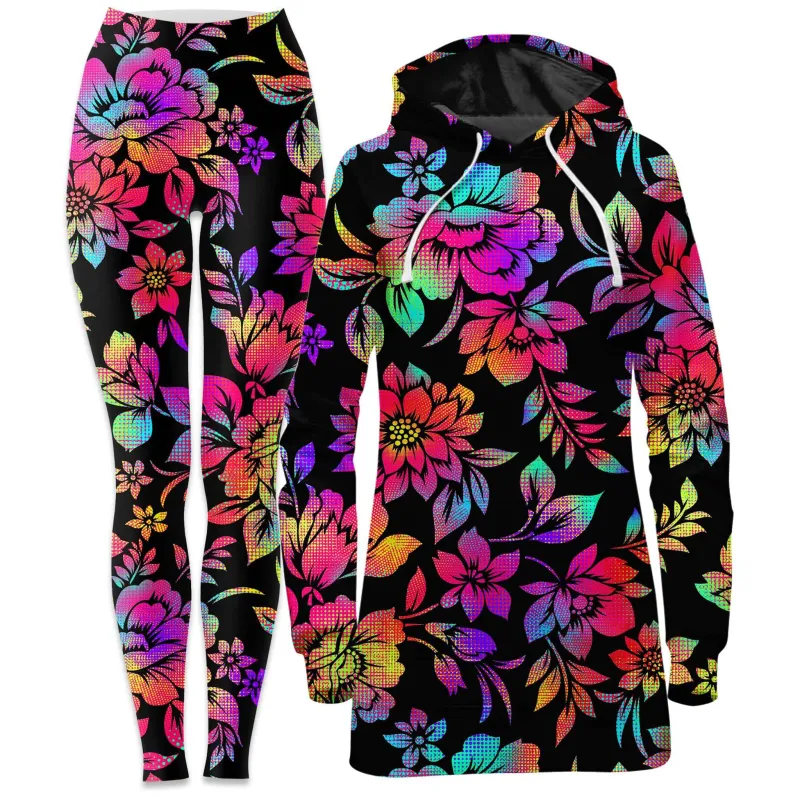 Nature's Candy Hoodie Dress and Leggings Combo sold by iEDM