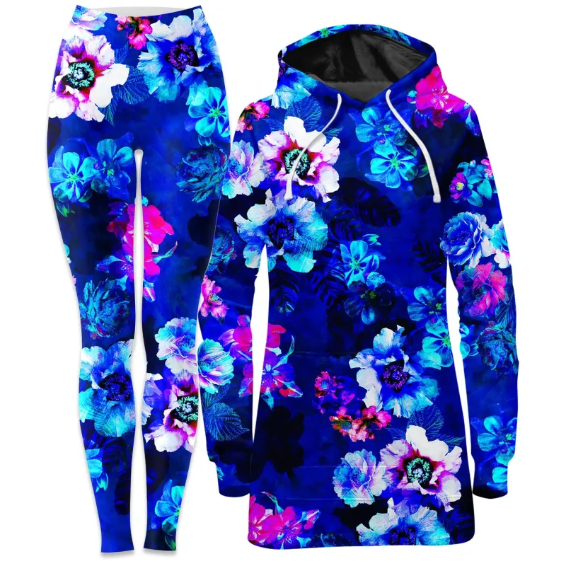 Enchanted Flora Hoodie Dress and Leggings Combo sold by iEDM