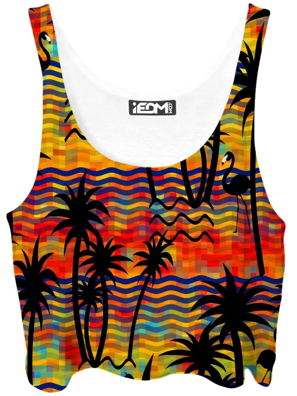 Flamingo Island Crop Top sold by iEDM