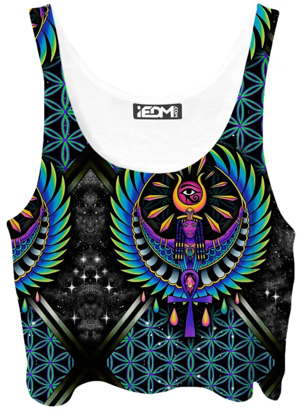 Isis Blue Crop Top sold by iEDM