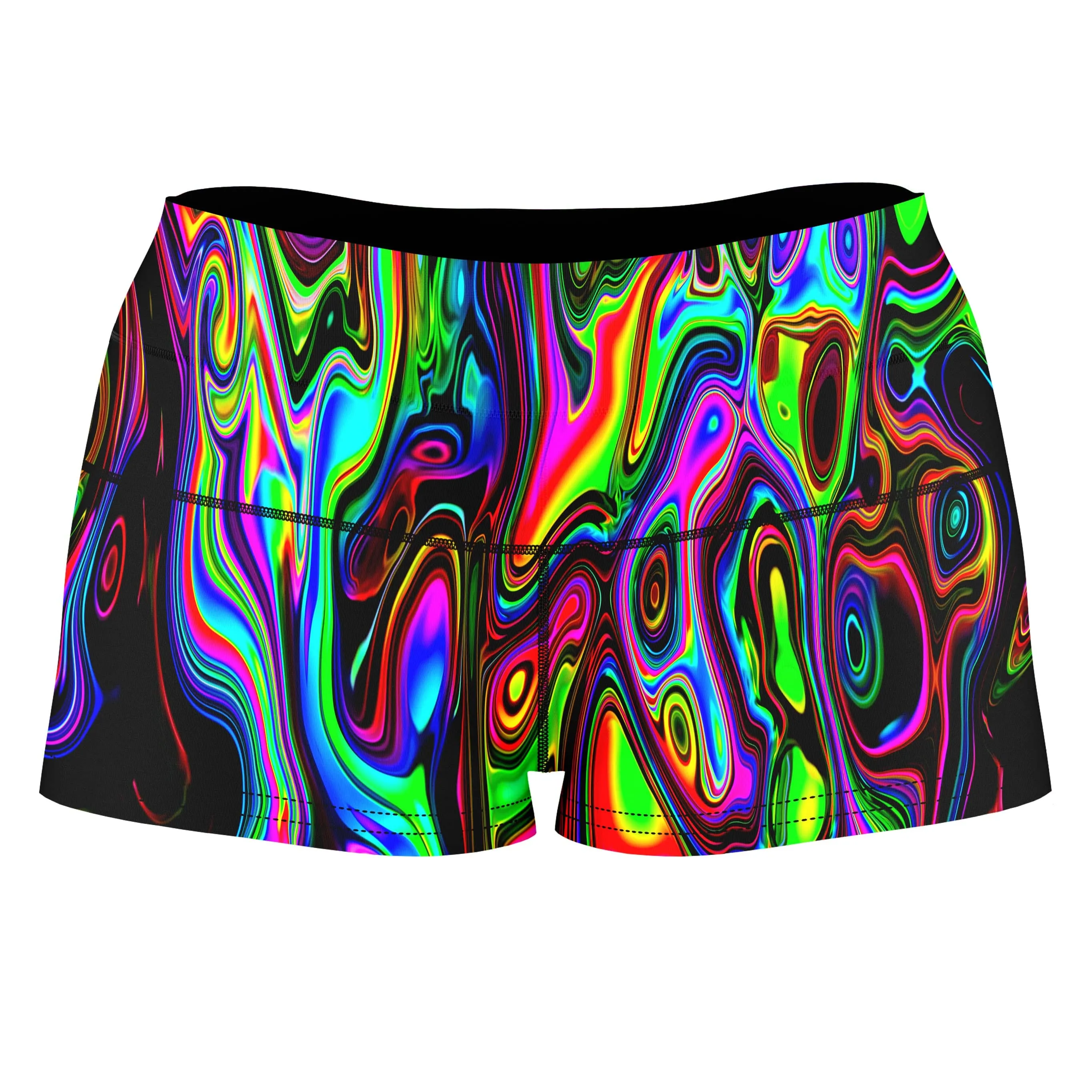 Acid Drop High-Waisted Women's Shorts sold by iEDM