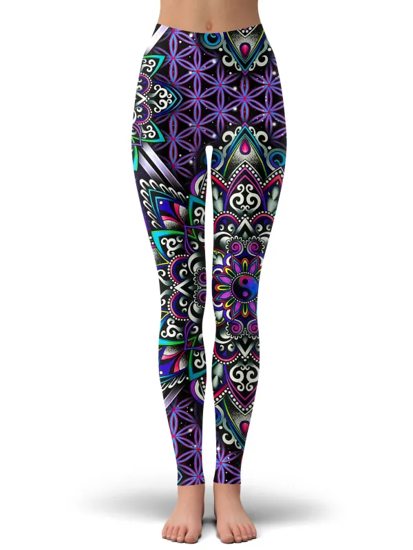 Blooming Balance Leggings sold by iEDM