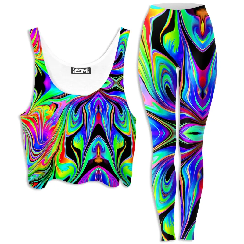 Macro Dose Crop Top and Leggings Combo sold by iEDM
