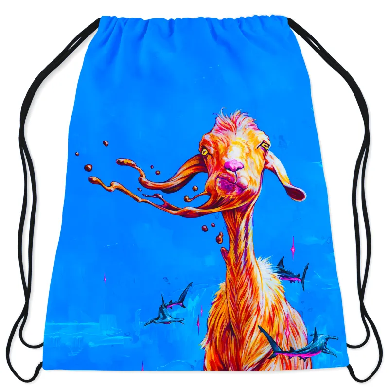 The GOAT Drawstring Bag sold by iEDM