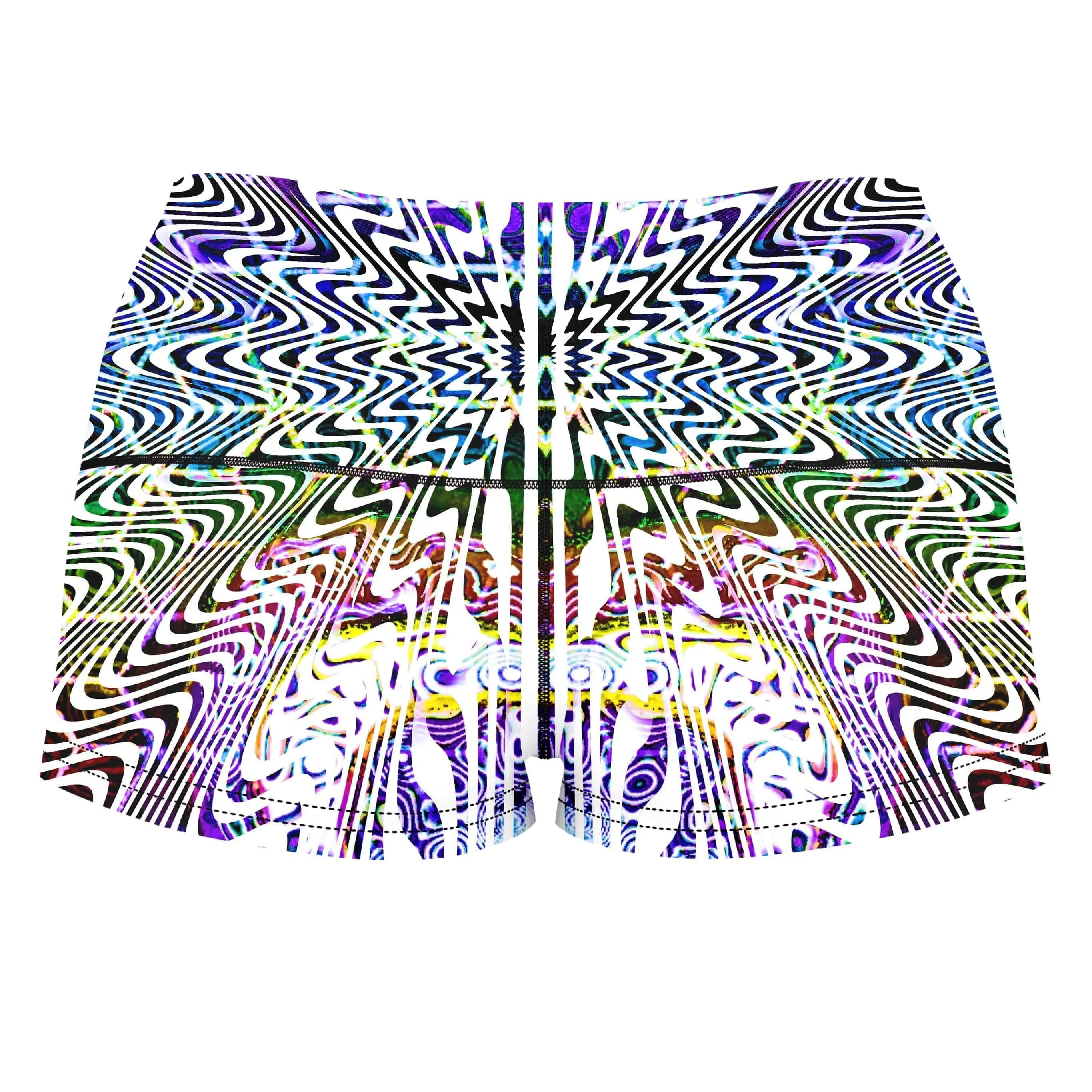 Binary Star High-Waisted Women's Shorts sold by iEDM product image thumbnail 2