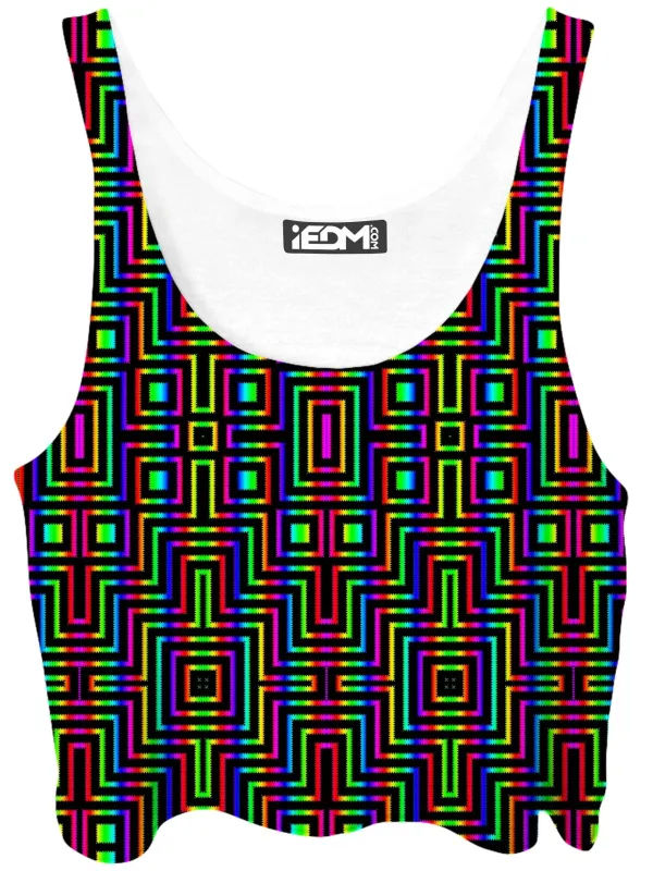 DMT Blocks Crop Top sold by iEDM