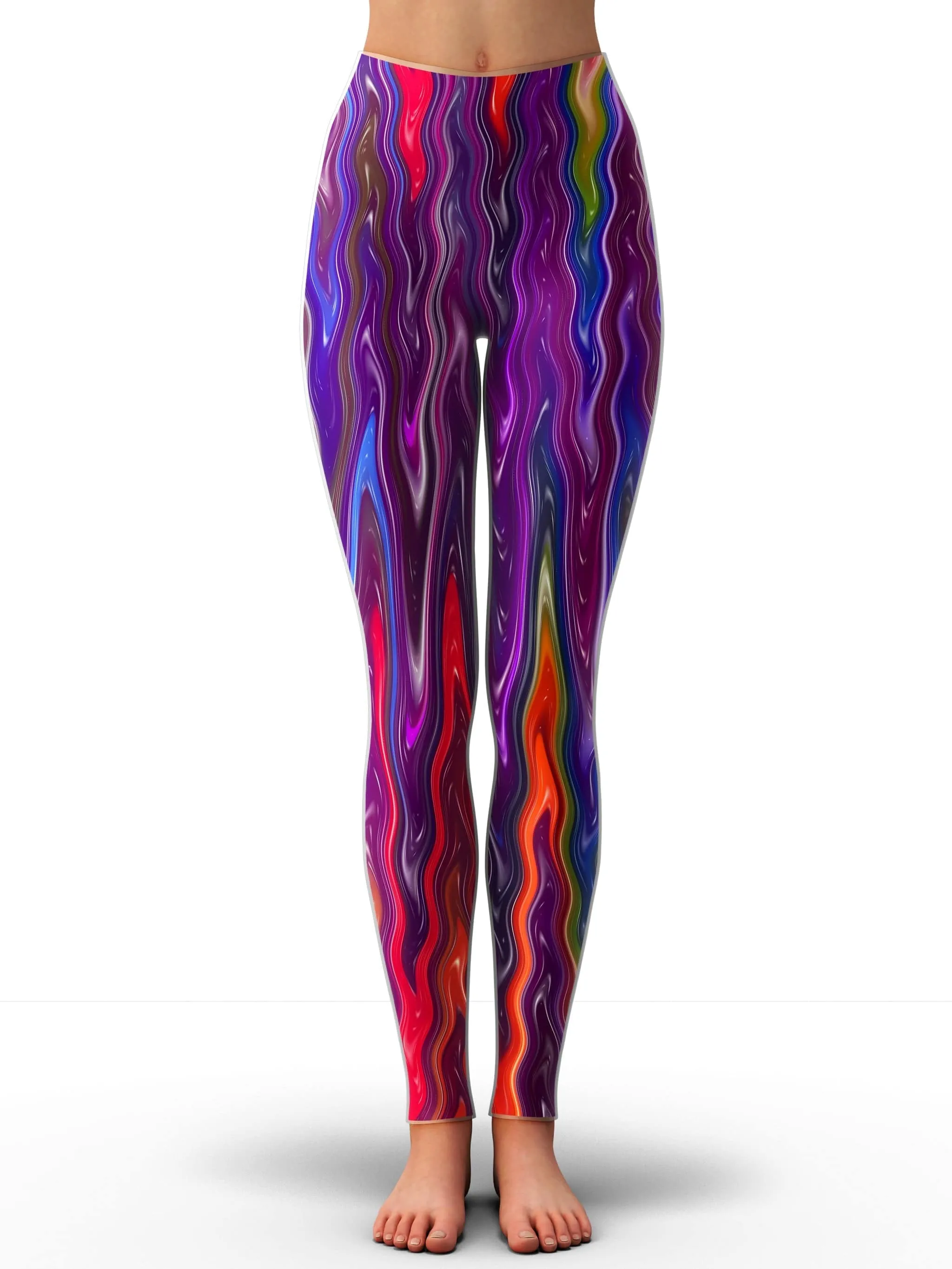 Trippy Vibes Crop Top and Leggings Combo sold by iEDM product image thumbnail 3