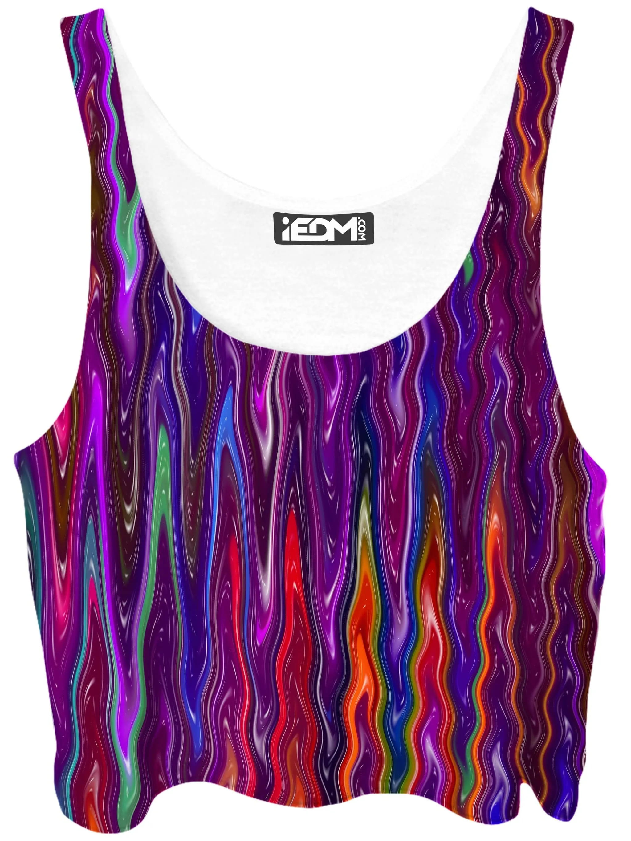 Trippy Vibes Crop Top and Leggings Combo sold by iEDM product image thumbnail 2