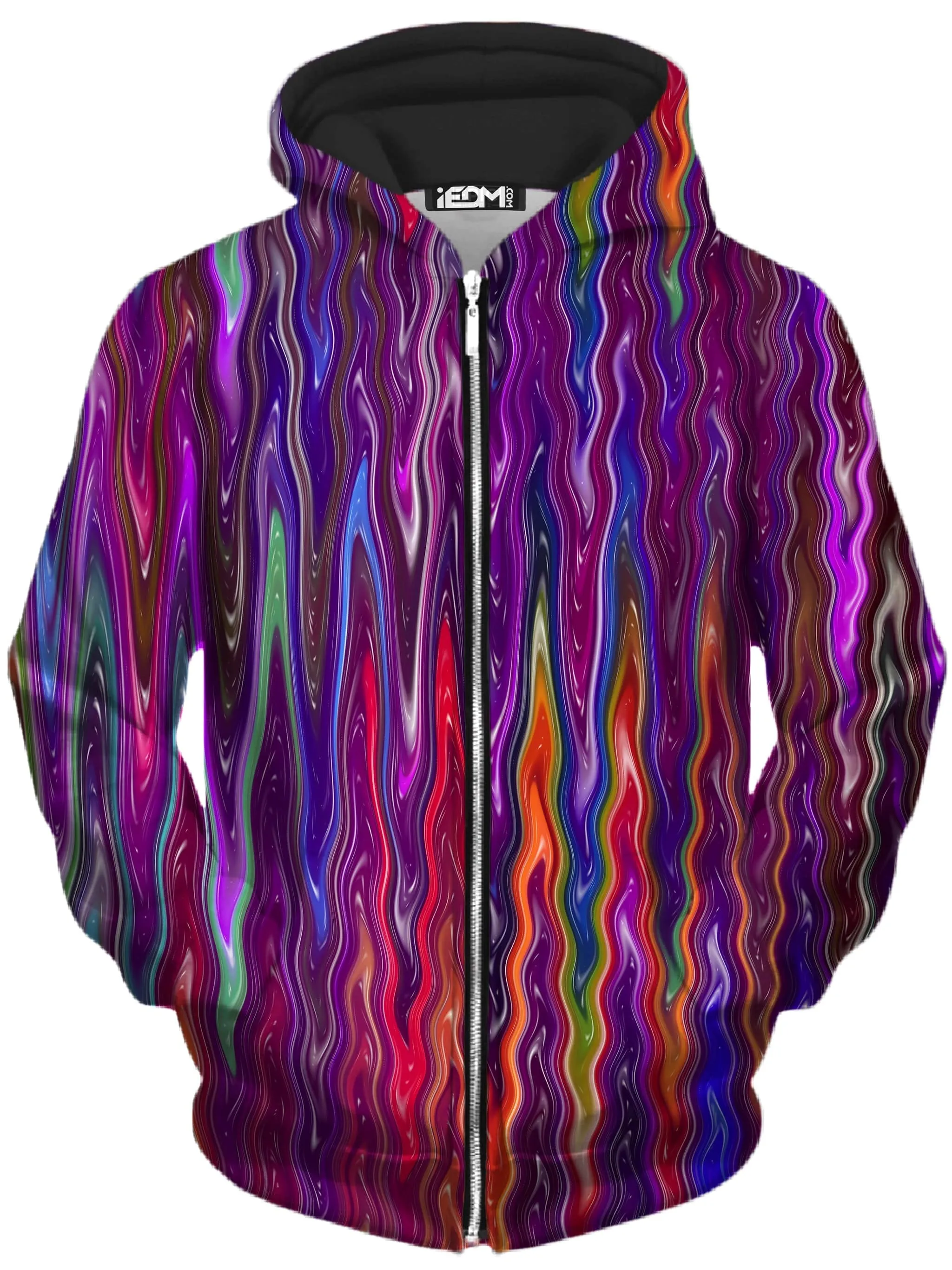 Trippy Vibes Zip-Up Hoodie and Leggings Combo sold by iEDM product image thumbnail 3