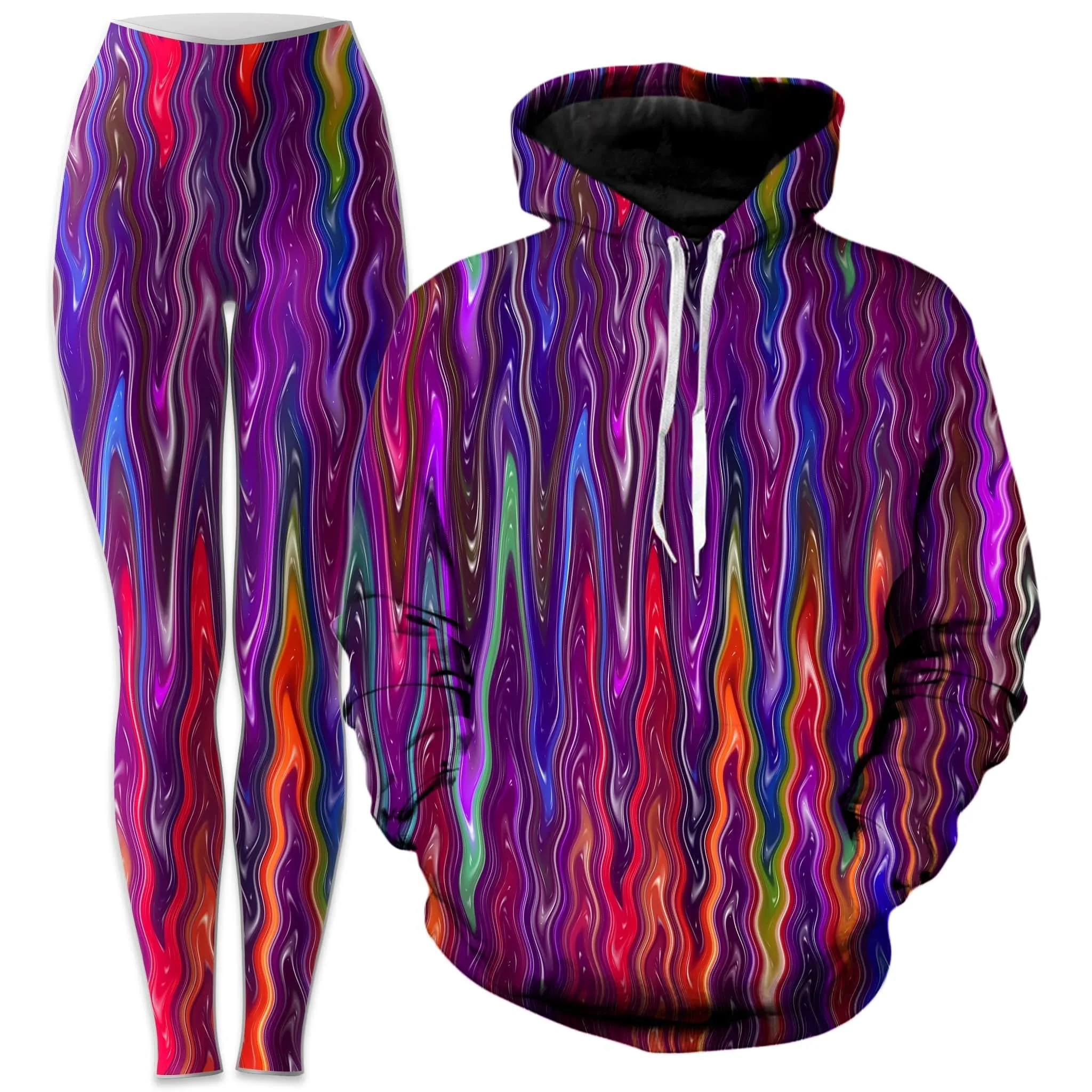 Trippy Vibes Hoodie and Leggings Combo sold by iEDM