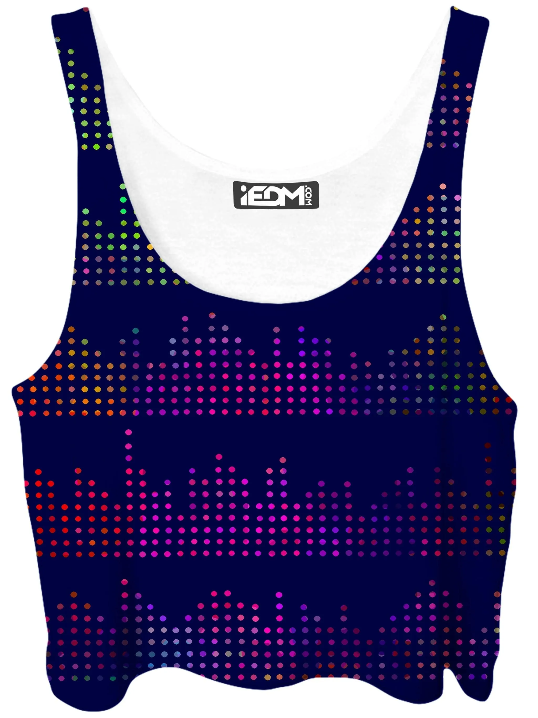 Techno Equalizer Bars Crop Top and Leggings Combo sold by iEDM product image thumbnail 2