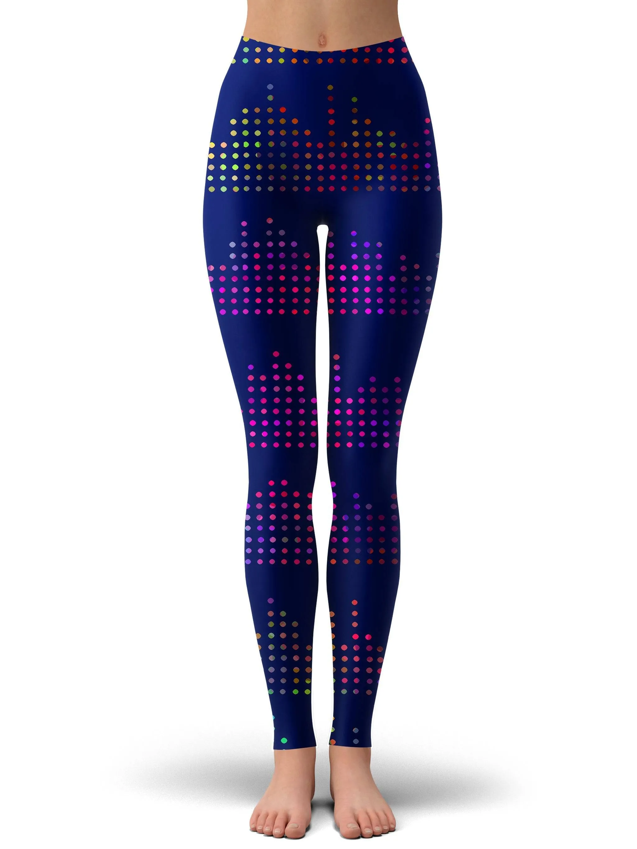 Techno Equalizer Bars Rave Bra and Leggings Combo sold by iEDM product image thumbnail 3