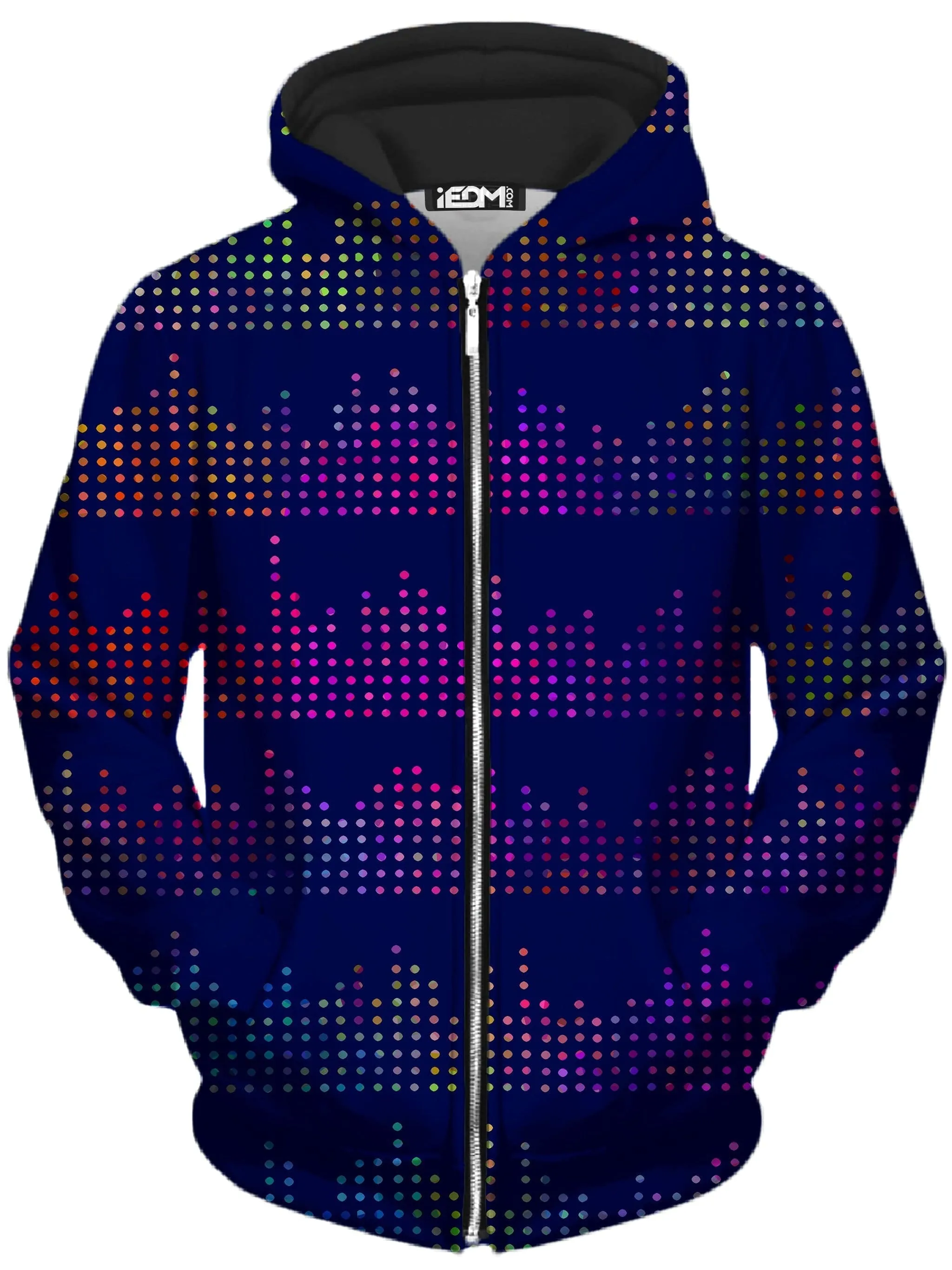 Techno Equalizer Bars Zip-Up Hoodie and Leggings Combo sold by iEDM product image thumbnail 3