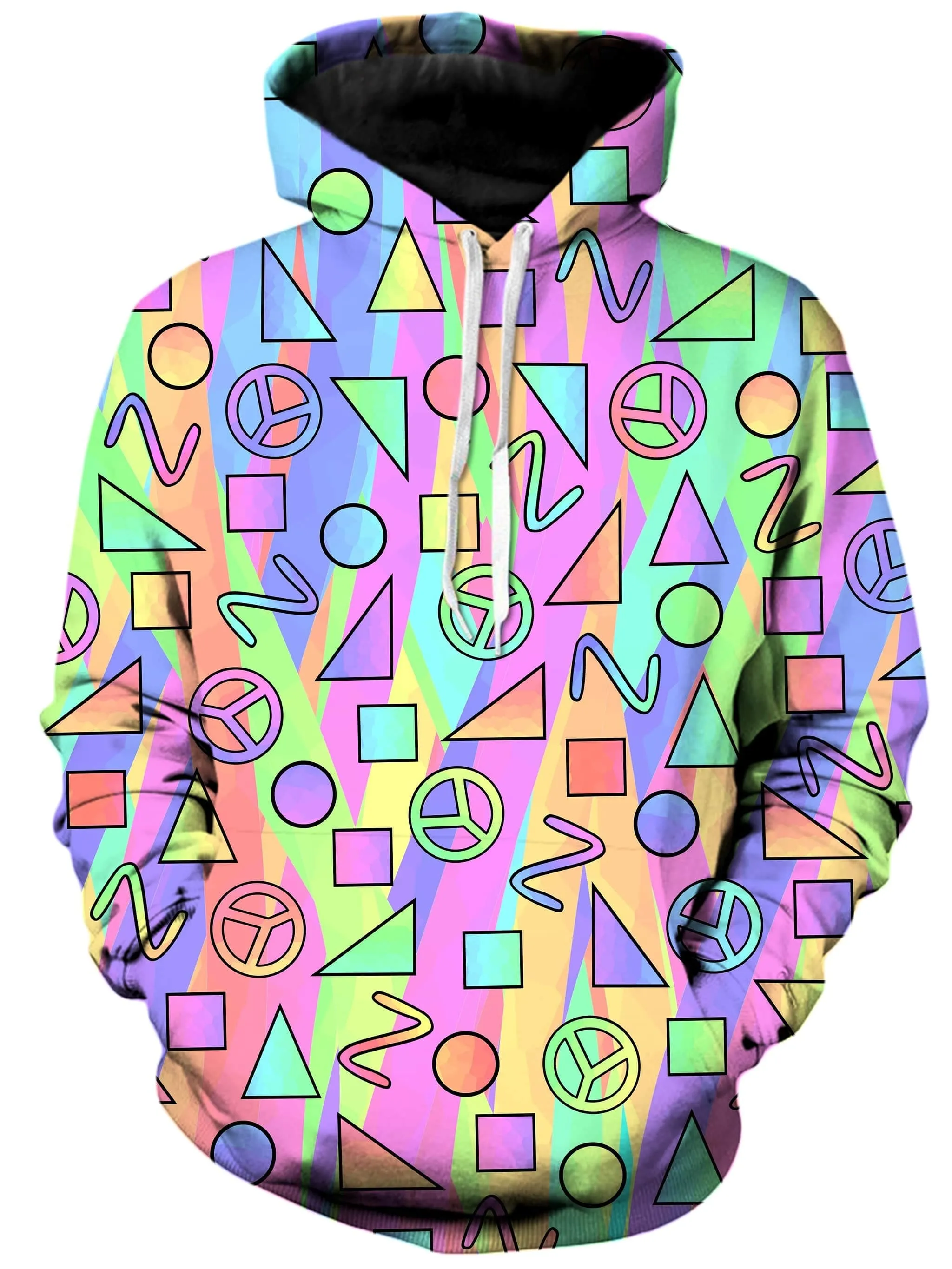 Trippy Retro Peace Signs Hoodie and Leggings Combo sold by iEDM product image thumbnail 2
