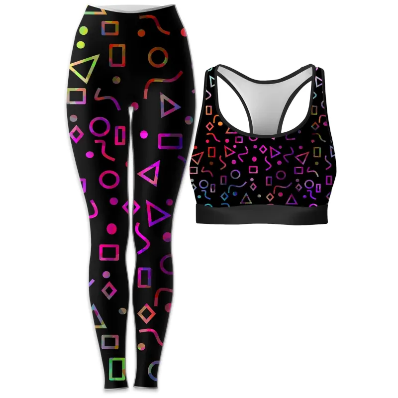 Modern Shapes Rave Bra and Leggings Combo sold by iEDM