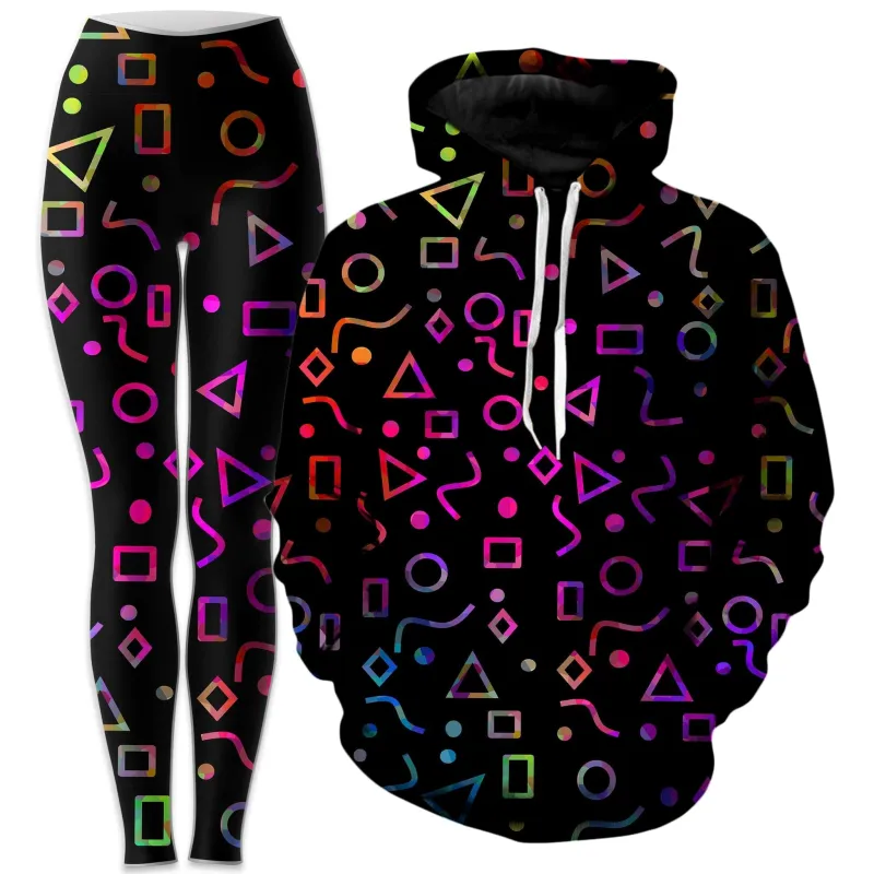 Modern Shapes Hoodie and Leggings Combo sold by iEDM