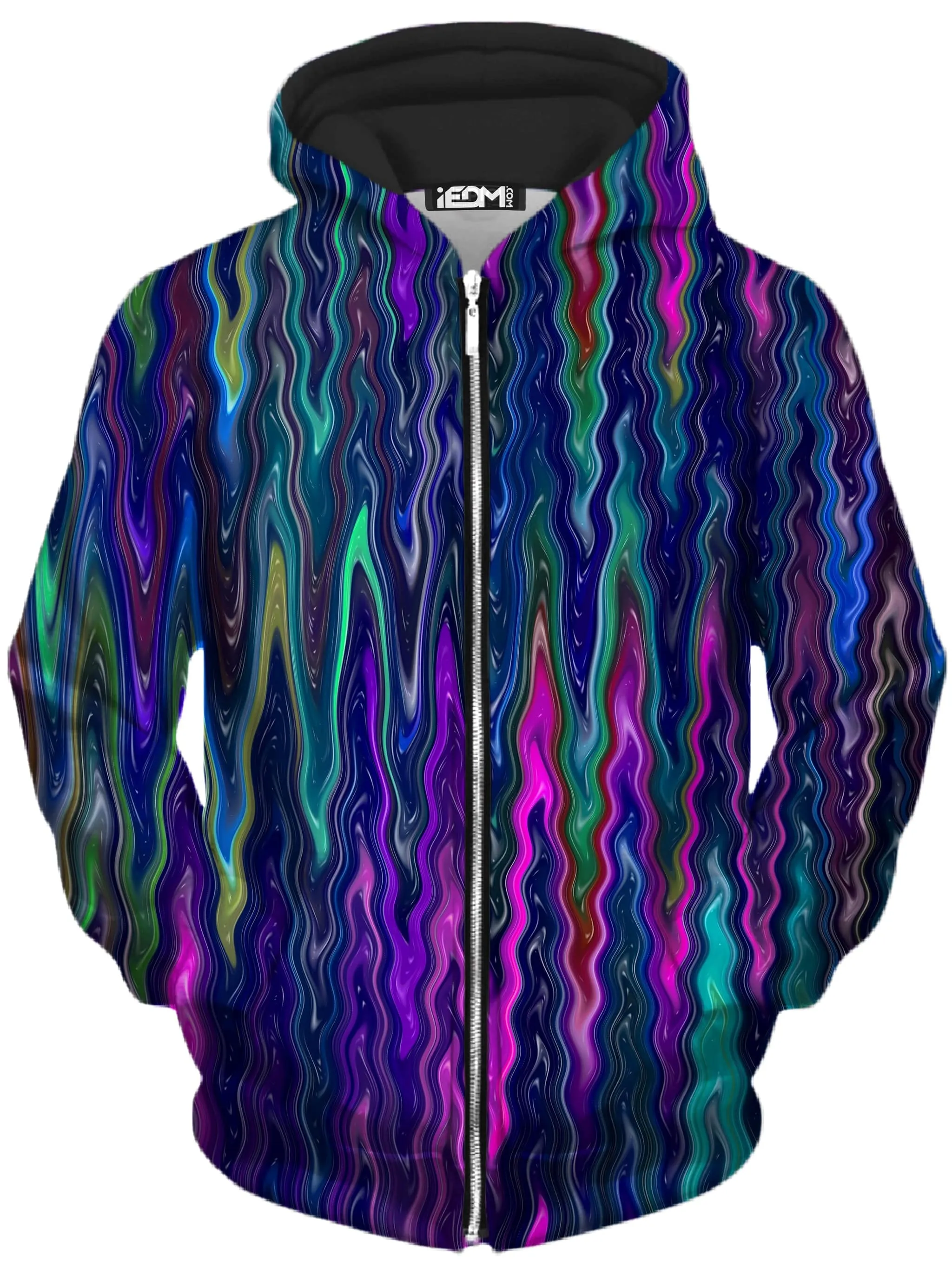 Cosmic Vibrations Zip-Up Hoodie and Leggings Combo sold by iEDM product image thumbnail 2