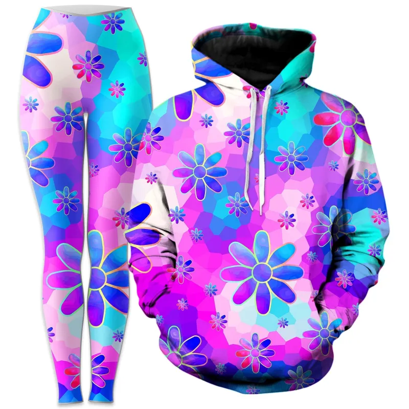 Flower Power Journey Hoodie and Leggings Combo made by iEDM