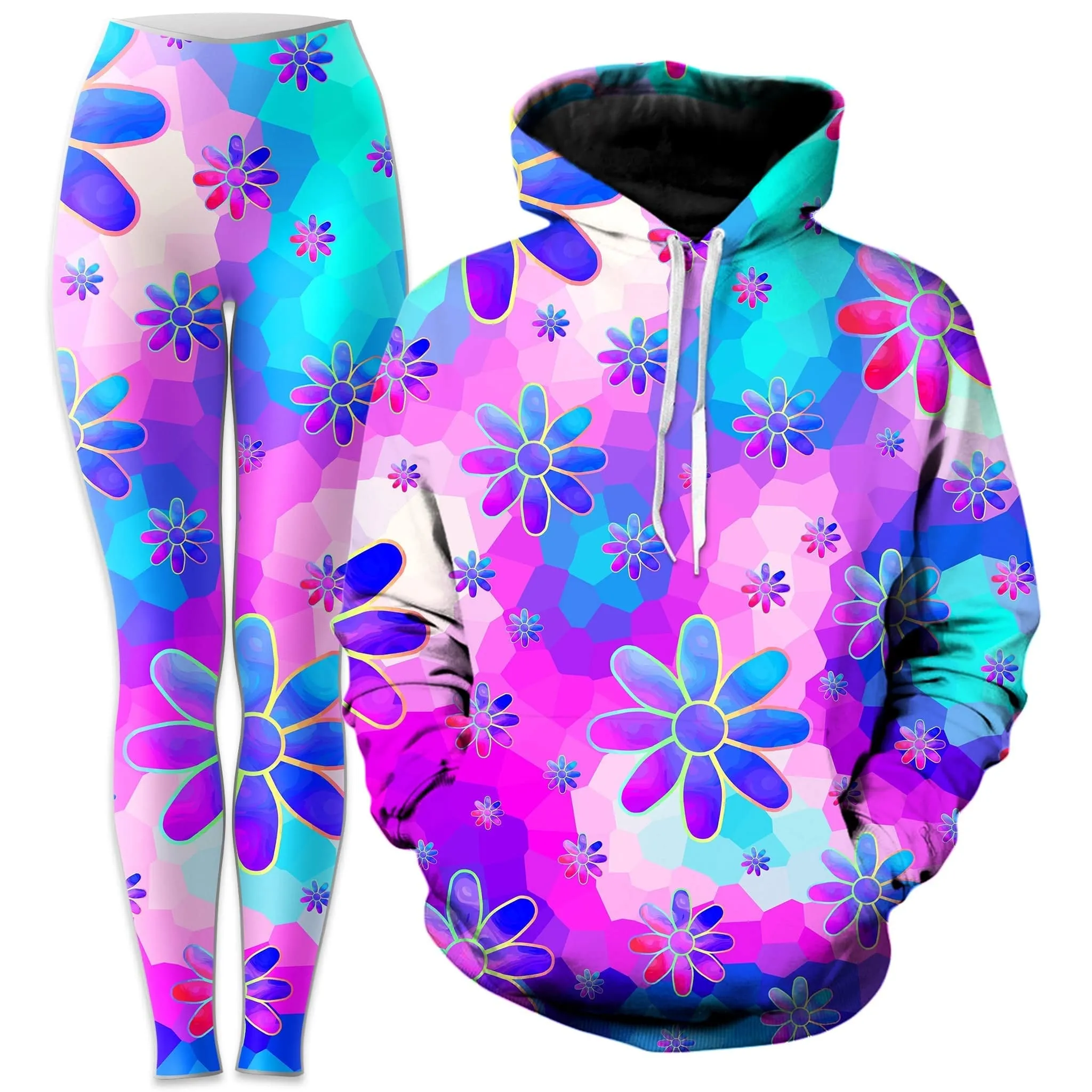 Flower Power Journey Hoodie and Leggings Combo sold by iEDM