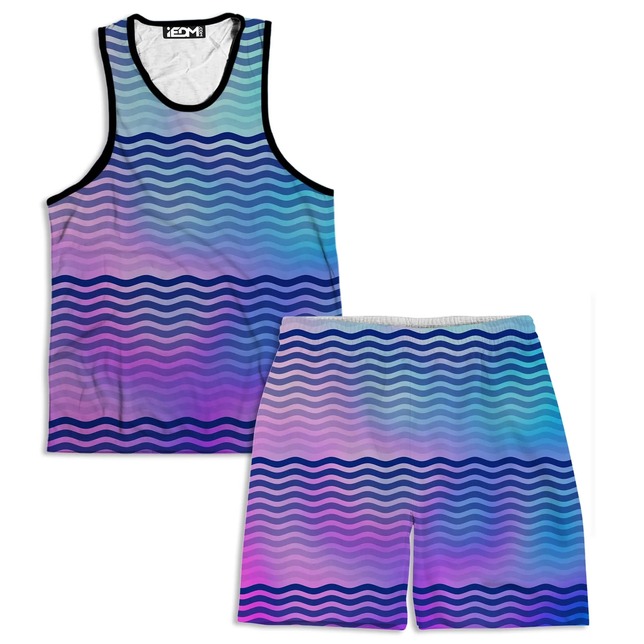 Beach Waves Tank and Shorts Combo sold by iEDM