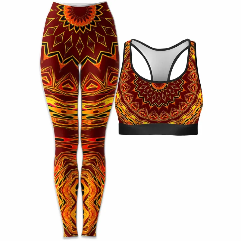 Chain Reaction Rave Bra and Leggings Combo sold by iEDM