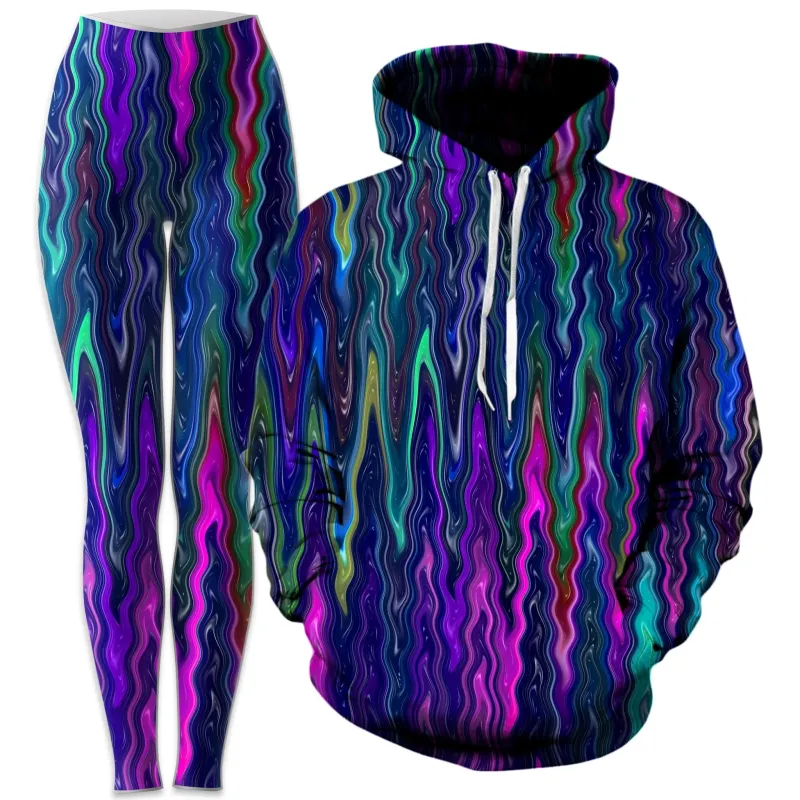 Cosmic Vibrations Hoodie and Leggings Combo sold by iEDM