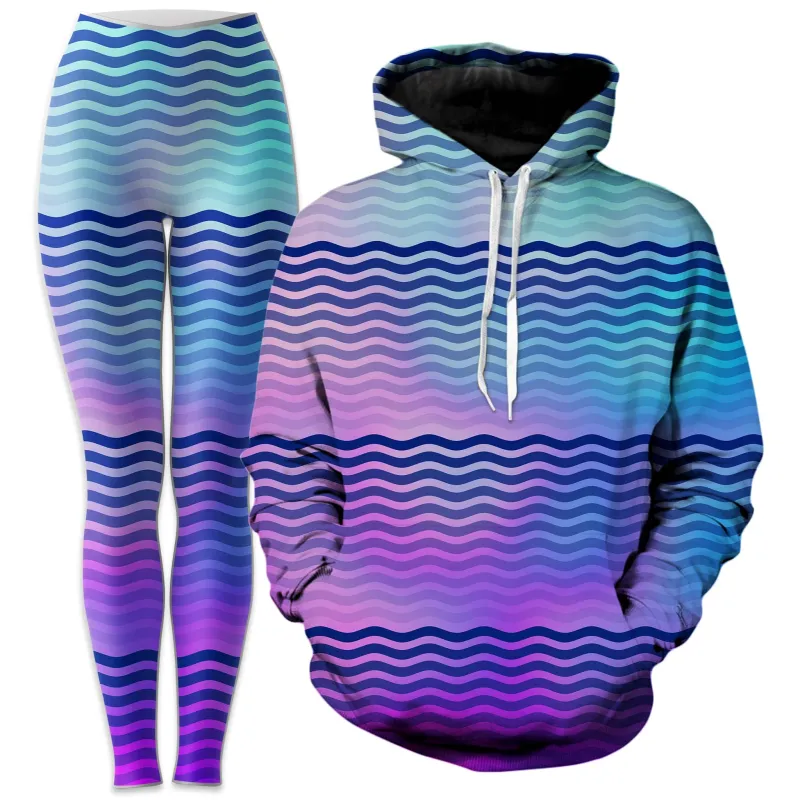 Beach Waves Hoodie and Leggings Combo sold by iEDM